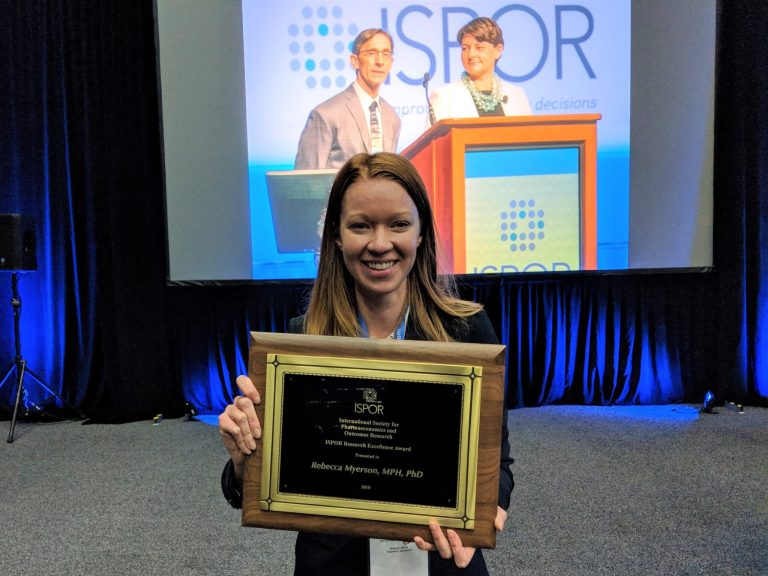 Read: ISPOR Honors Rebecca Myerson with Award for Excellence in Health Economics and Outcomes Research